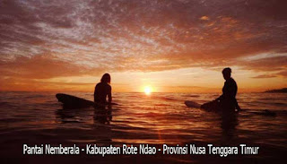 Pantai Nemberala - Kabupaten Rote Ndao - Provinsi Nusa Tenggara Timur