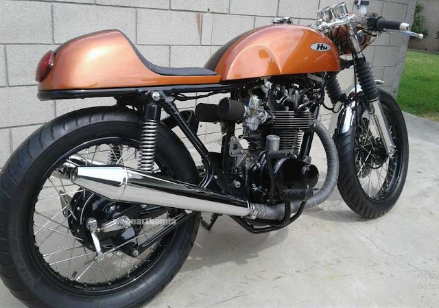 Honda CB450 Cafe Racer Modification