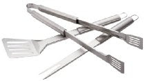 Weber 18600 3-Piece Stainless-Steel Barbecue Tool Set