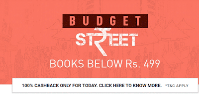 100% Cashback on Books at Snapdeal only for today 03/12/2015 