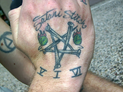 Seems like your everyday run-of-the-mill pentagram tattoo. But it's not.