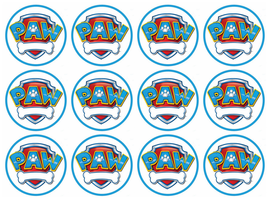 Free Printable Toppers of  Paw Patrol.