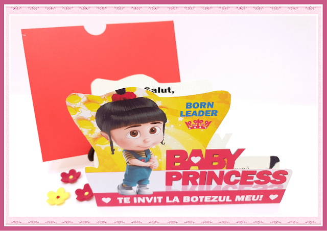 invitatii botez Baby Princess