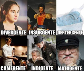 Meme de humor sobre George R. R. Martin