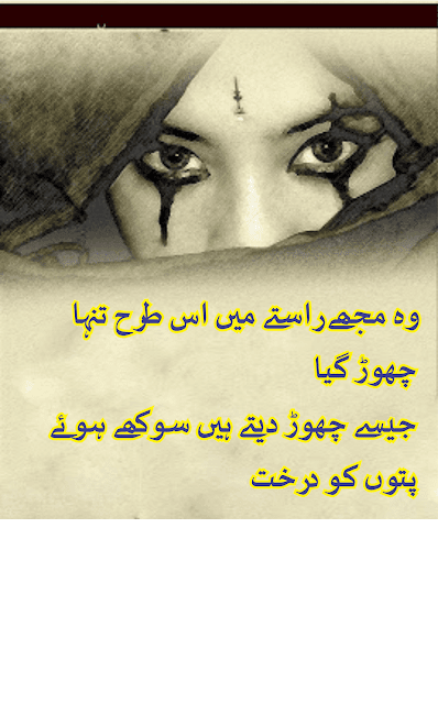 sad poetry in Urdu