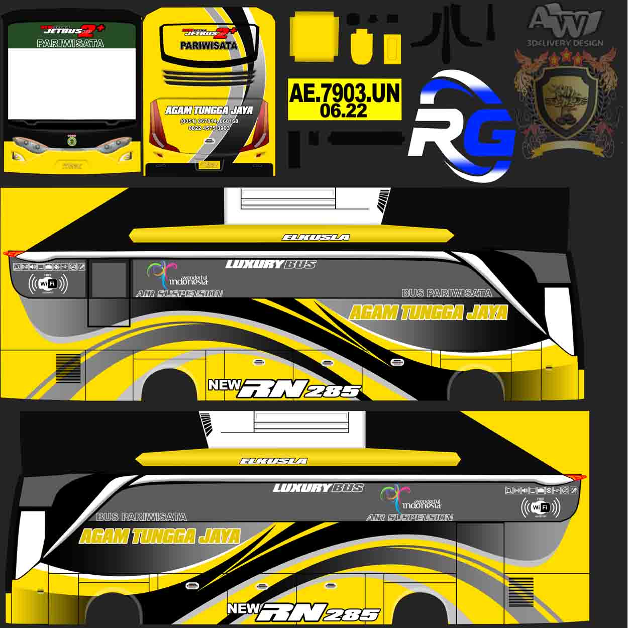 livery agam tungga jaya roraima