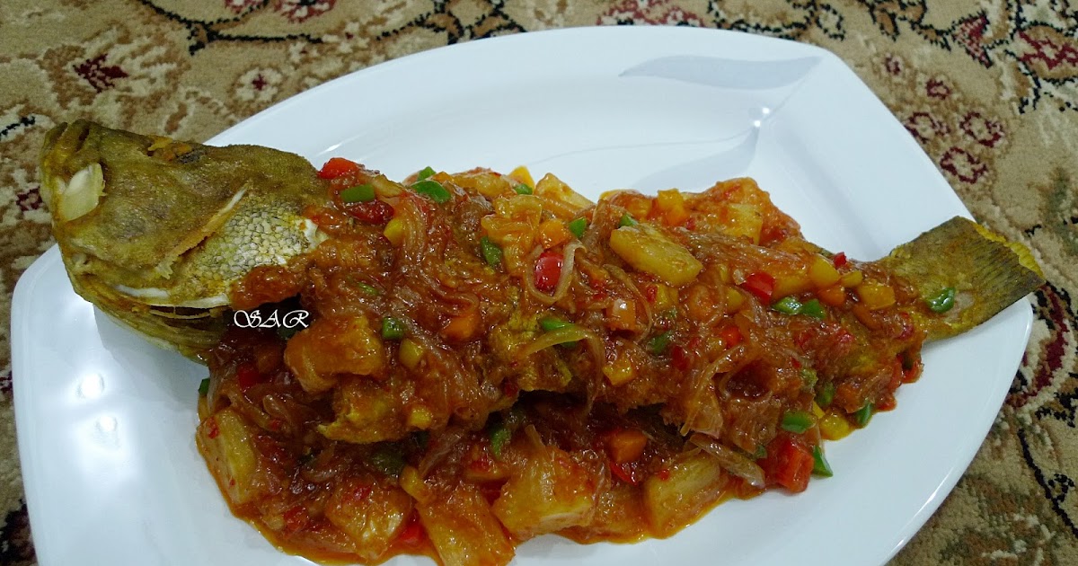 Ibu Sham: Ikan kerapu goreng tiga rasa