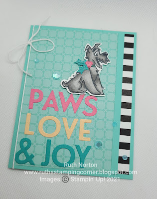 stampin up, pampered pets, playful alphabet