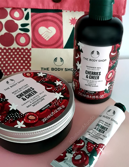 a Bella e o Mundo - Cherries & Cheer - The Body Shop