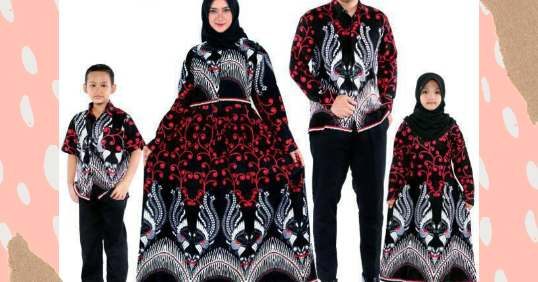 Batikcouple Store Setelan model baju  gamis batik couple 