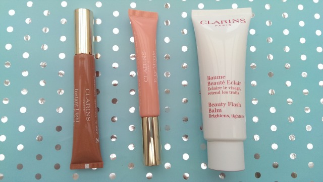 Clarins beauty products unboxed