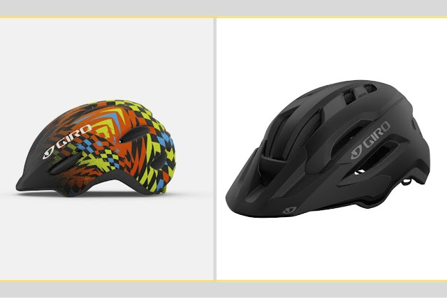 Novos grafismos dos capacetes Giro Scamp e Fixture | Foto: Divulgação