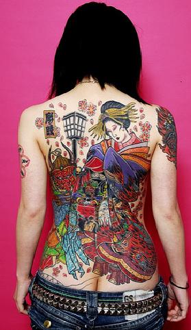 Japanese Tattoo - Japanese Geisha Tattoo