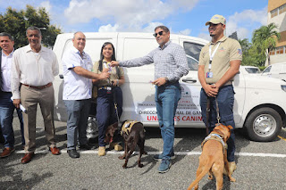 Ministerio Agricultura dota de vehículos a unidades caninas a la Dirección de Ganadería