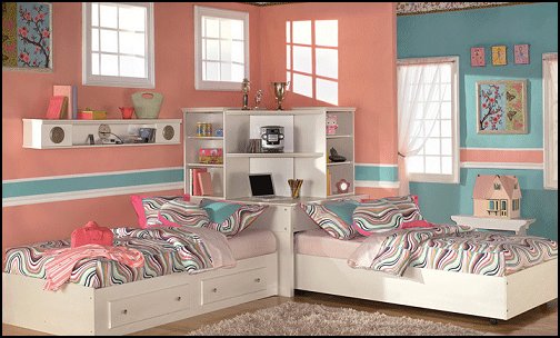 shared bedrooms ideas - decorating shared bedrooms - siblings sharing bedroom - Shared spaces - boy and girl shared room - Shared Kids Room decorating - Room dividers - shared bedroom spaces - curtains - Room Divider Curtains 