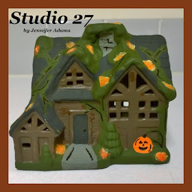 Make Your own Halloween House From a Christmas Ceramic