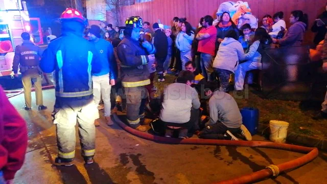 Voluntario de Bomberos lesionado