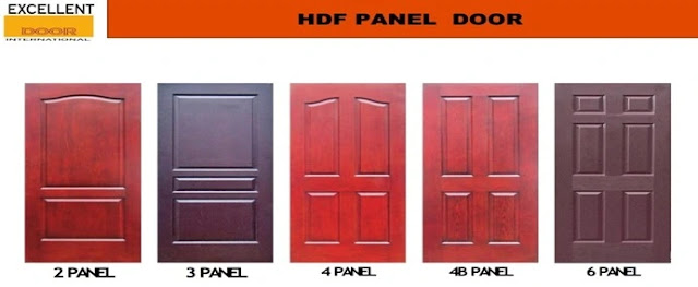 Pintu pabrikasi ex excellent door (Pintu HDF) yang dipamerkan di Mantos