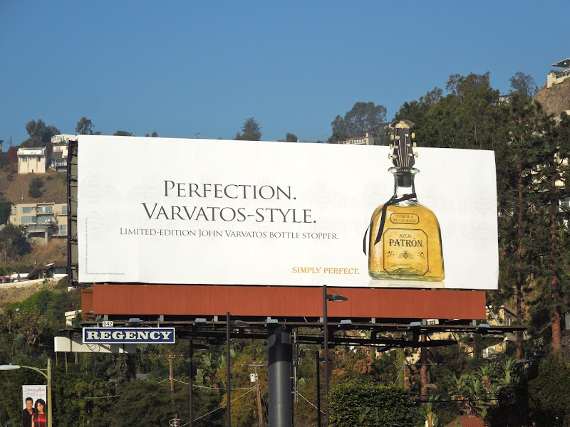 Patron Tequila John Varvatos limited edition billboard