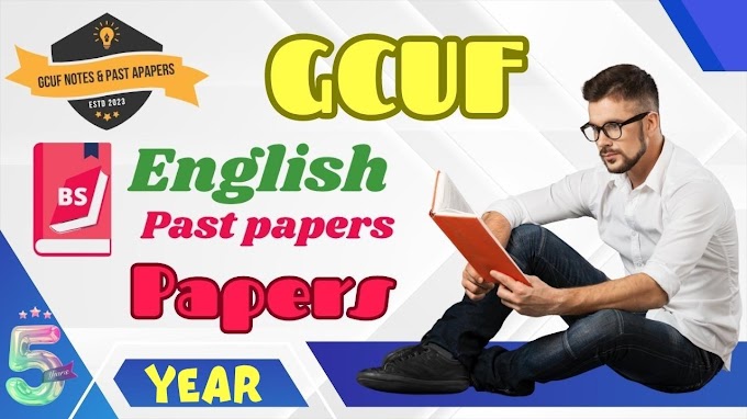 BS English 5-year Pastpaper GCUF 