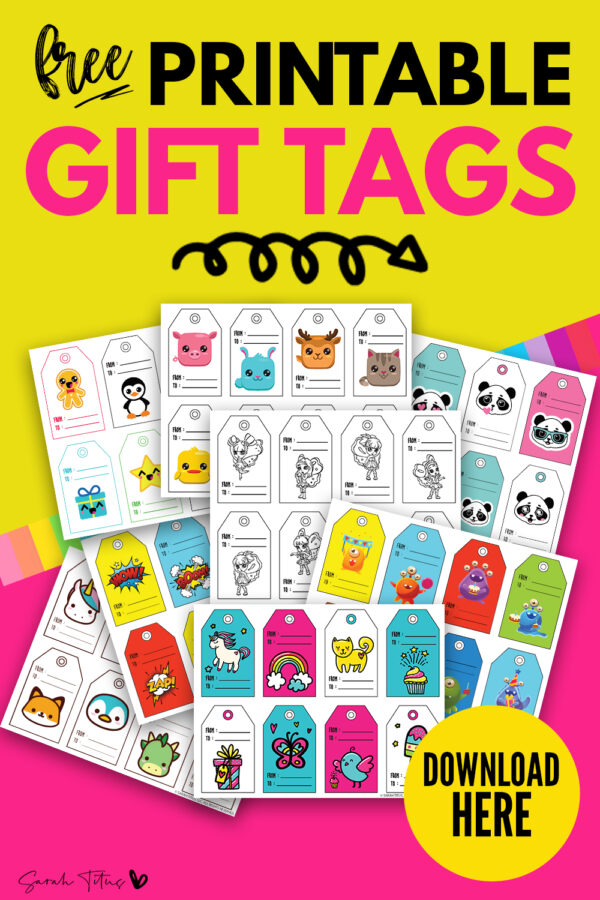 Cute Gift Tag Printables For Kids