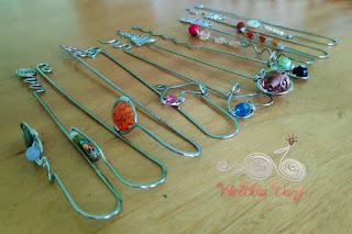 WireBliss - Beaded Wire Wrapped Bookmarks