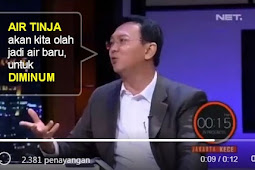 Akhirnya Ahokers Terbungkam! BUKTI VIDEO Omongan Ahok "AIR TINJA Kita Olah untuk DIMINUM"