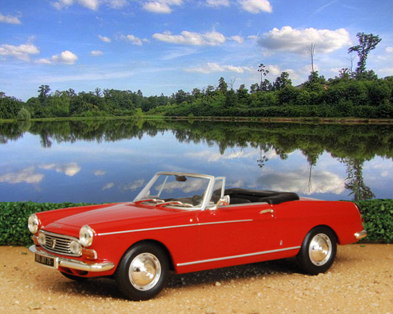 Peugeot 404 Cabriolet the model is a 143 by Minichamps There were no 404