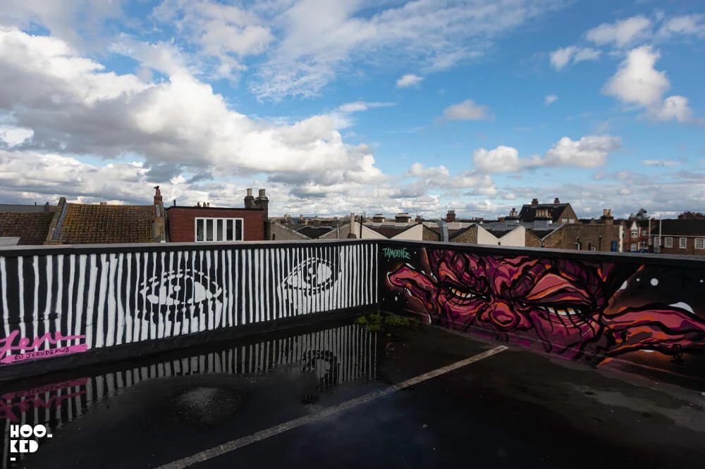 Female artists takeover the Penge Rooftop Outdoor Gallery
