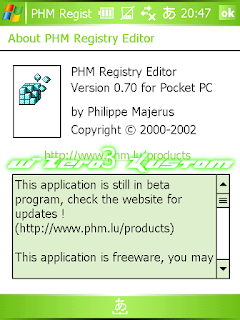 PHM Registry Editor