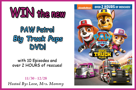 Paw Patrol Big Truck Rescue DVD, Paw Patrol DVD, Preschool TV Shows, Nickelodeon