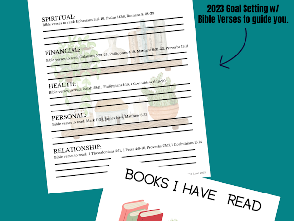 2023 Goal Setting Free Printable