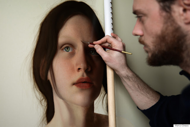 surreal hyperrealistic painting by Marco Grassi