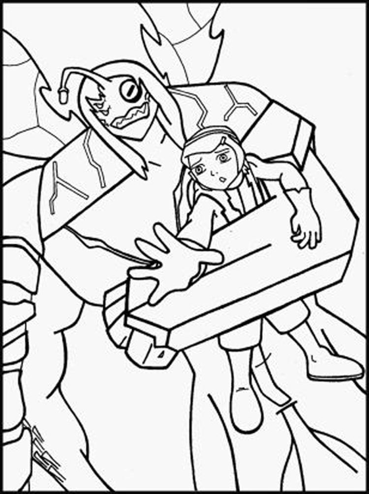 Ben 10 coloring pages  Minister Coloring