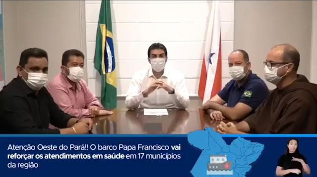 Governo do Pará assina convênio e garante a manutenção das expedições médicas do Barco Hospital Papa Francisco 