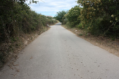 CALAFELL-MONTPAÓ-URBANITZACIÓ VALLDEMAR-TORRE D'EN VIOLA- EL PUJAL-LA TALAIA, camí paral·lel a la C-31 a Calafell i el Torrent de la Graiera