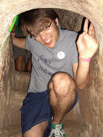 David in the Cu Chi Tunnel