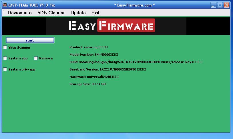 NEW Android Virus Remover tool v1.0 by Easy_Team / Remove