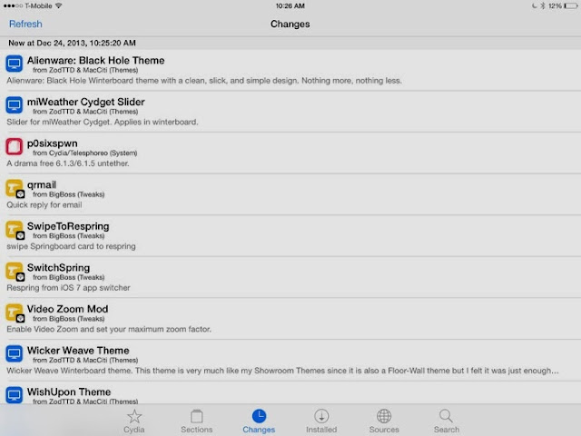 Cydia App Redesigned with iOS 7 Look and Feel for Jailbroken Devices