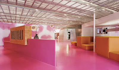 European Cool Modern Fashion Institute Colorful Campus Interior Design Ideas