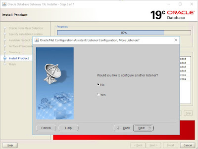 Oracle Database Gateway installer - Oracle Net Configuration