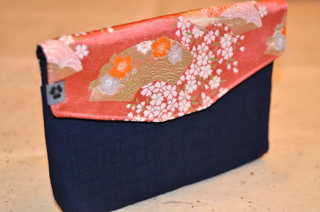 ipad mini Tasche Yamato aus japanischen Stoffen von Noriko handmade, Japan, Design, Einzelstück, japanisch, Unikat, handgemacht, handgefertigt, case, ipad, japanese fabric