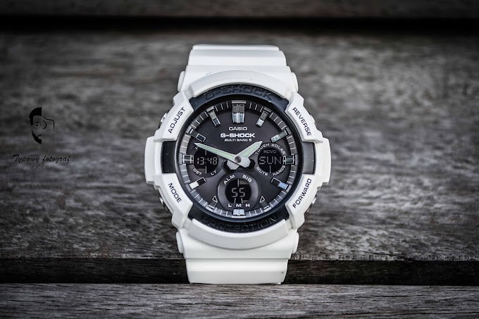 Biały męski Casio G-Shock GAW100