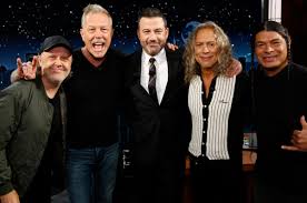 Watch as Metallica rocks 'Kimmel' with a full-length rendition of 'Master of Puppets'