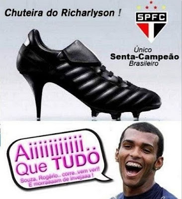 Chuteira do são paulino Richarlyson