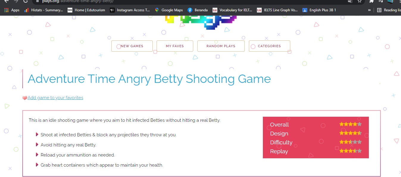 Review games Adventure Time Betty