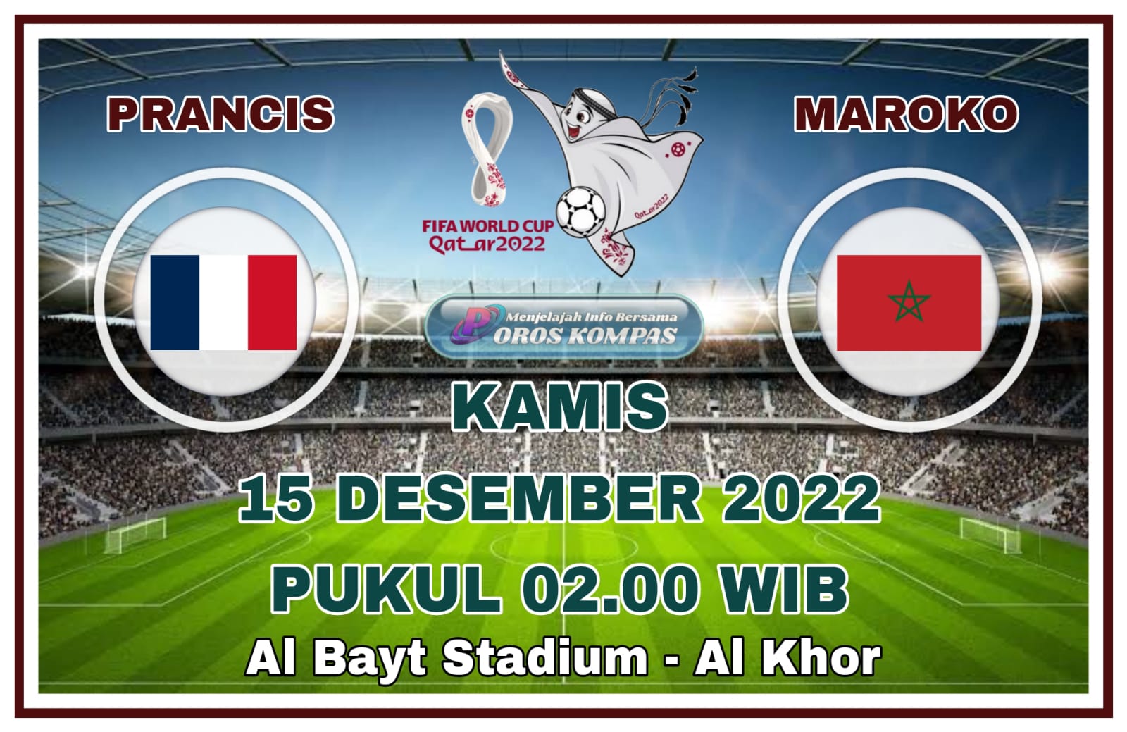 Prediksi Prancis vs Maroko Semifinal Piala Dunia 2022