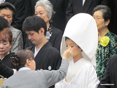 Wedding ceremony at Meiji shrine