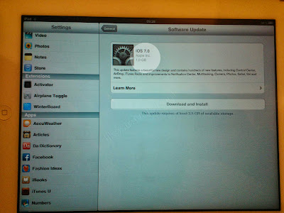 iPad 2 Software update