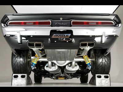 Muscle  Wallpapers on Challenger Modern Muscle Back Side Under View Car Wallpaper